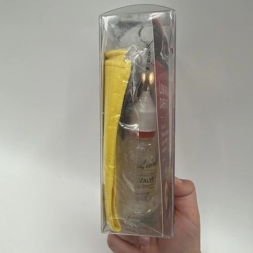 Trumpet‎ (Cornet) ALL-INCLUSIVE Care Kit w/Instructions: Valve Oil+Slide Grease